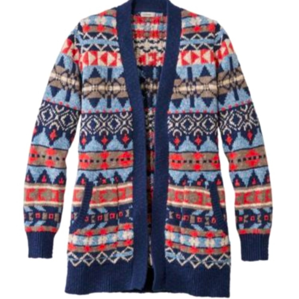 L.L. Bean cotton ragg sweater
